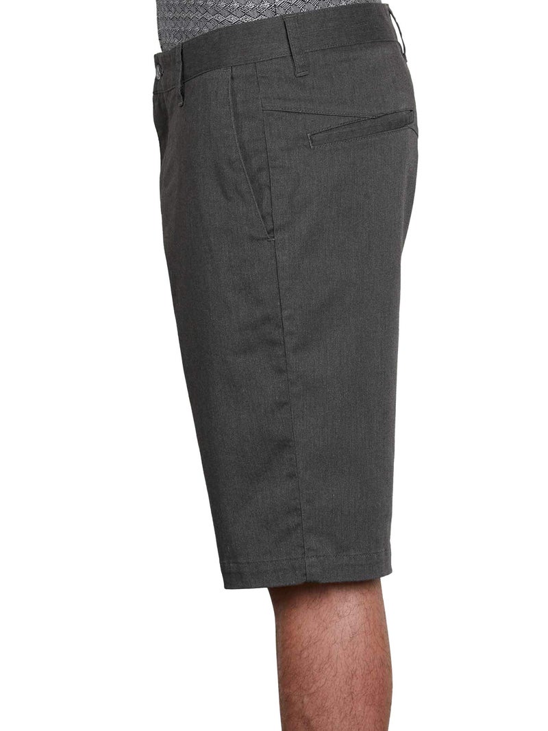 Volcom Men's Vmonty Stretch Chino Short, CHARCOAL HEATHER, 34 - Image 3